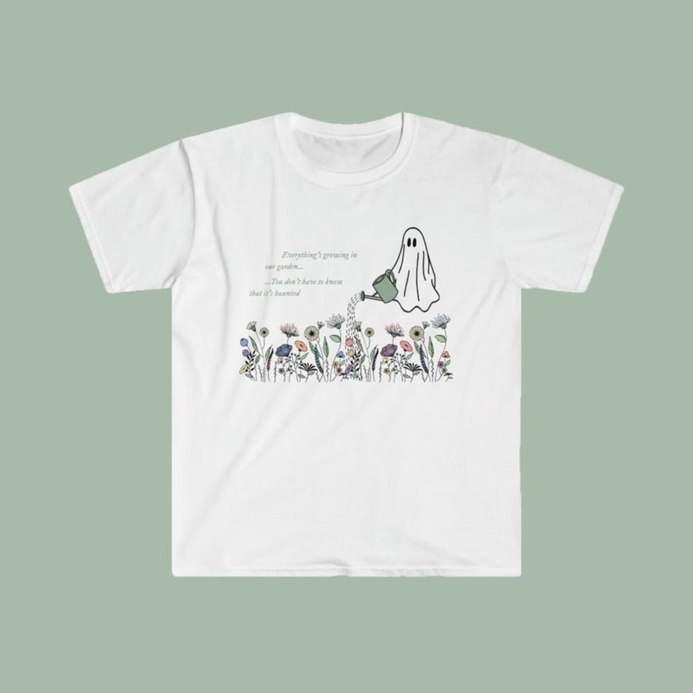 Phoebe Bridgers Garden Song Lyric Punisher White T-Shirt